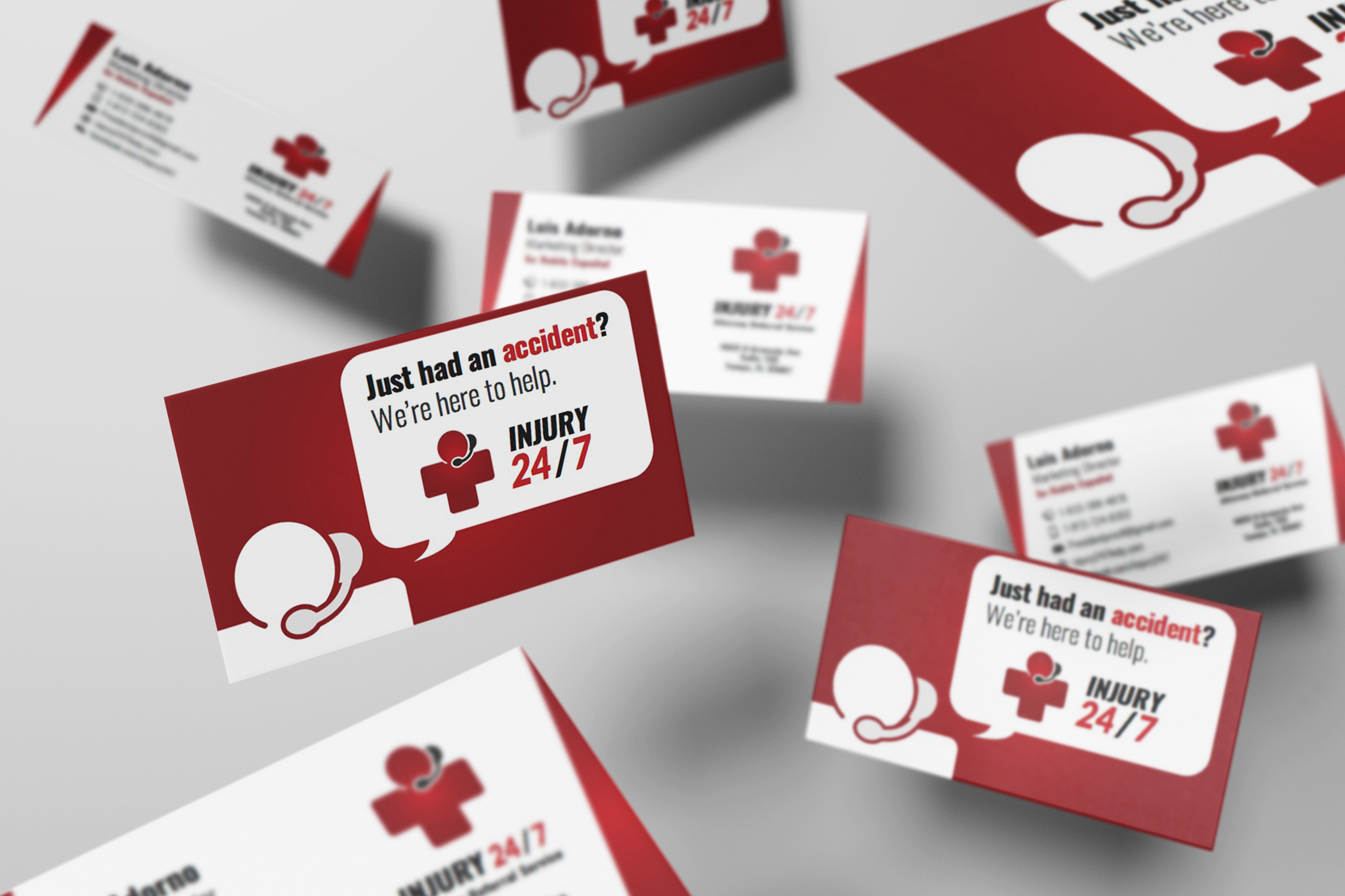 Injury 247 Business Cards